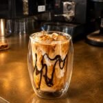 Chocolate iced mocha over ice