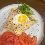 crepe with egg and ham i at Byte and Coffee