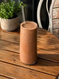 banana chocolate creamy smoothie