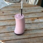 strawberry banana wild blueberry with any milk smoothie